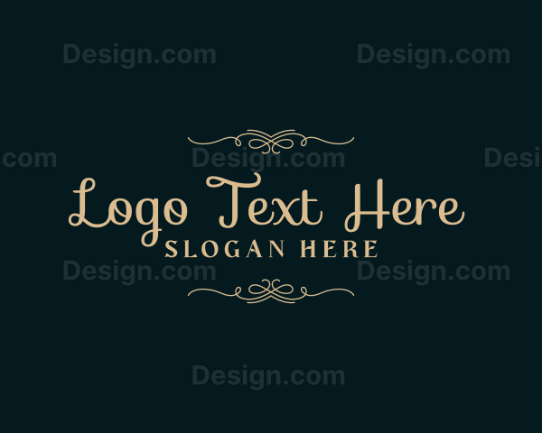 Premium Elegant Wedding Logo