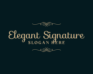 Premium Elegant Wedding logo design