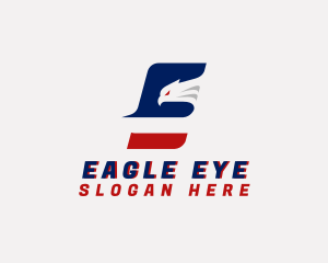 American Eagle Letter E logo design