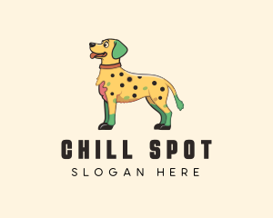 Spotted Yellow Dog logo design