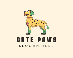 Spotted Yellow Dog logo design