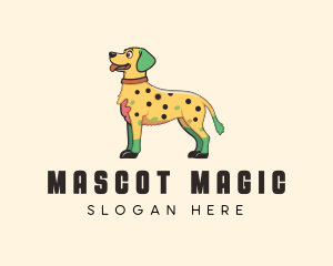 Spotted Yellow Dog logo design