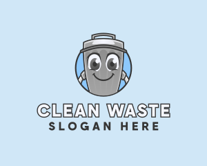 Trash Garbage Can logo