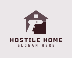 Drill Home Improvement Tool logo design