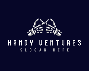 Skeleton Infinity Hands logo