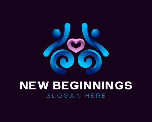 Heart Disability Wheelchair logo