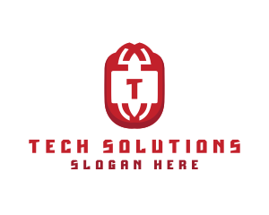 Tech Cyber Security logo design