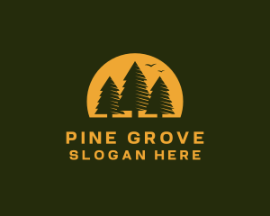 Pine Tree Forest logo design