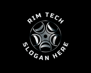 Car Rim Mechanic logo design