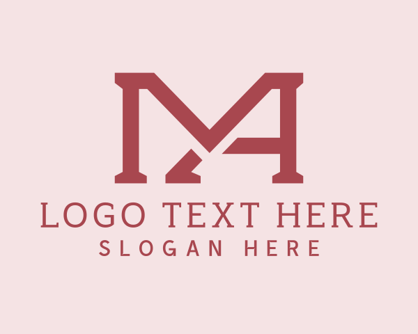 Letter Ma logo example 2