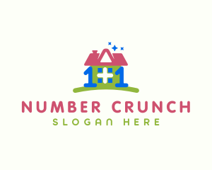 Kindergarten Math Learning logo design