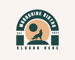 Boho Wolf Moon logo