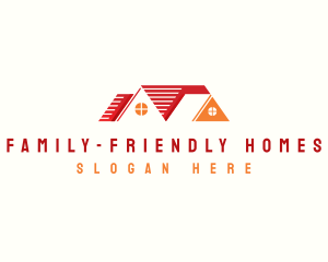 Roof House Residence logo design