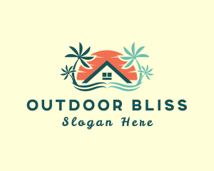 Summer Sun Beach House logo design