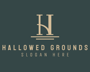 Elegant Premium Hotel Letter H logo design