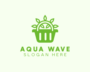 Organic Eco Basket logo design