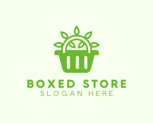 Organic Eco Basket logo design