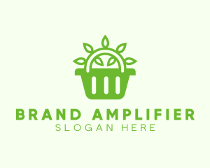 Organic Eco Basket logo design