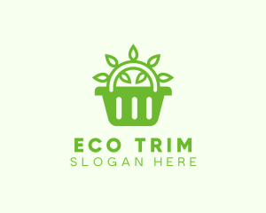 Organic Eco Basket logo design