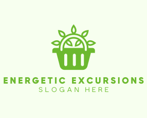 Organic Eco Basket logo design