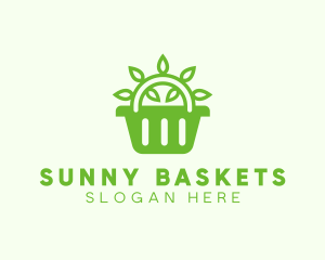 Organic Eco Basket logo design