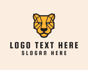 Wildcat - Wildlife Lioness Zoo logo design