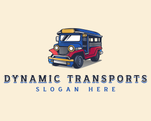 Philippine Jeepney Transportation logo design