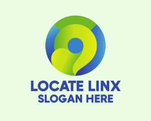 Digital Location Pin  logo