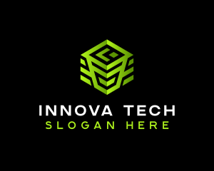 Tech Science Cube logo design