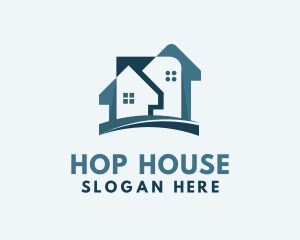 Housing Residence Property logo design