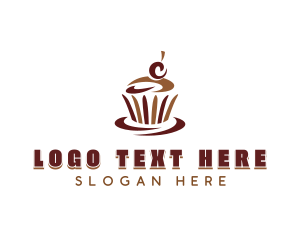 Sweet Chocolate Cupcake logo