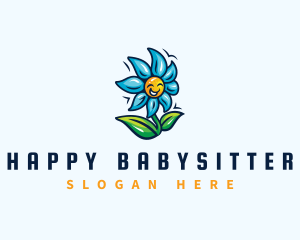 Smile Flower Daycare logo design