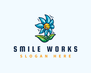 Smile Flower Daycare logo design