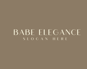 Minimal Elegant Aesthetic logo design