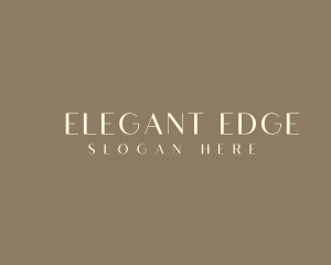 Minimal Elegant Aesthetic logo design