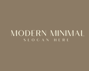 Minimal Elegant Aesthetic logo