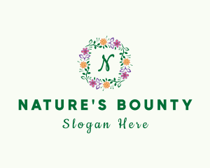 Nature Spring Flower logo design