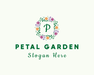 Nature Spring Flower logo design