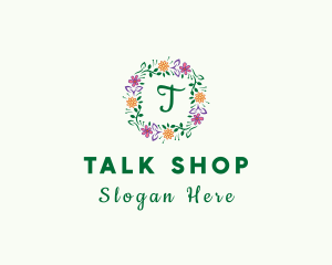 Nature Spring Flower logo design