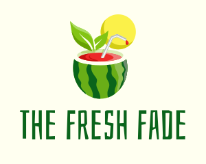 Summer Watermelon Juice  logo design