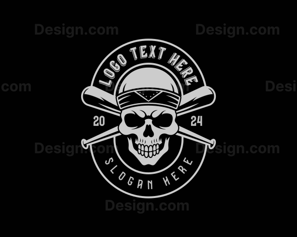 Skull Baseball Gang Logo