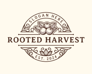 Organic Cranberry Fruit logo design