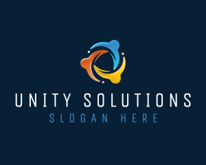 Unity  Community People logo design