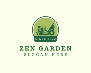 Gardener Lawn Mower logo design