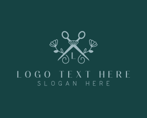 Floral Stylist Scissors logo