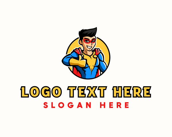 Superhero logo example 3