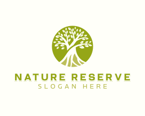 Nature Garden Tree logo design