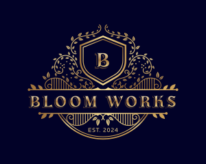 Floral Luxury Garden logo design