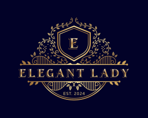 Floral Luxury Garden logo design