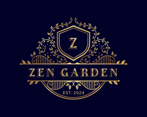 Floral Luxury Garden logo design